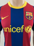 2010-2011 FC Barcelona Home Shirt Pedro Rodríguez LFP Pre Owned Size S