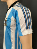 1998 World Cup Argentina National Team Home Shirt Pre Owned Size XS