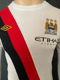 2010-2011 Manchester City Long Sleeve Third Shirt Balotelli Premier League Pre Owned Size 36 (S)