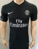 2015-2016 Paris Saint Germain Away Shirt Angel Di Maria Player Issue Authentic Ligue 1 Pre Owned Size M (Fitted)