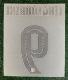 2024-2025 Lewandowski 9 FC Barcelona Home Name Set and Number Champions League Cup Player Issue TextPrint