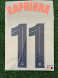 2025-2026 FC Barcelona Third Name Set and Number Raphael Diaz “Raphinha” Cup and Champions Textprint Adult Size