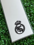 2024-2025 Real Madrid CF Goal Keeper Name Set and Number Thibaut Courtois Champions and Cup Avery Dennison