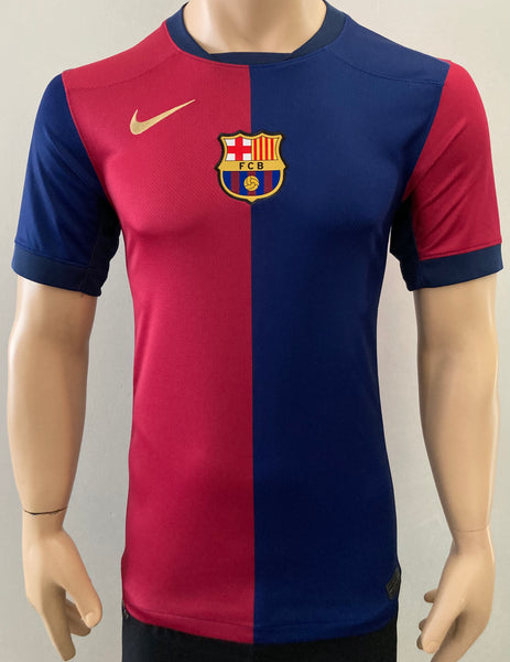 2024-2025 FC Barcelona Home Shirt Sponsorless New BNWT Size XL