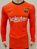 2020-2021 FC Barcelona Goalkeeper kit Long sleeve Kitroom Player issue