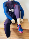 2019-2020 FC Barcelona Staff Training Tracksuit Training Top and Pants BNWT Size L