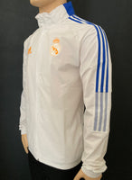 2021-2022 Real Madrid Jacket Kitroom Staff Pre Owned Size L