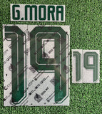 2026-2027 Mexico National Team Away Name Set and Number Gilberto Mora Player Issue Canton Merchandising