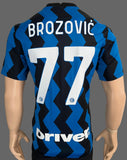 2021-2022 Inter Milán Home Shirt Mario Brozovic Pre Owned Size M