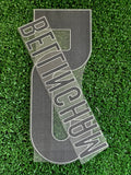 2026-2027 Real Madrid CF Away Name Set and Number Jude Bellingham Cup and Champions Avery Dennison
