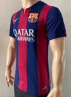 2014-2015 FC Barcelona Home Shirt Rakitić LFP Pre Owned Size S