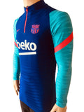 2020-21 FC Barcelona Drill Training Top Player Issue Pre Owned Size S