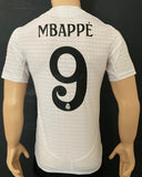 2024-2025 Real Madrid CF Home Shirt Kylian Mbappe Player Issue Authentic Champions New BNWT Size S