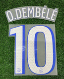 2025-2026 PSG Paris Saint Germain Ousmane Dembélé Third Total 90 Name set and Number Champions League and Cup Monblason