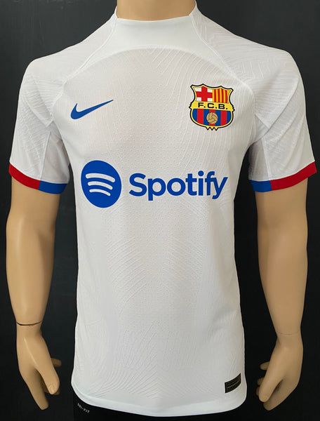 2023-2024 FC Barcelona Away Shirt Player Issue Authentic Pre Owned Size S