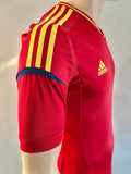 2012-2013 Spain National Team Home Shirt Player Issue Authentic Techfit Euro Winners New BNWOT Size M Very Fitted