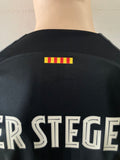 2022-2023 FC Barcelona Long Sleeve Goalkeeper Shirt Ter Stegen Champions League Kitroom Player Issue Mint Condition Size L