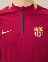 2023-2024 FC Barcelona Training Top Player Issue Kitroom Storm Zipper Mint Multiple Sizes