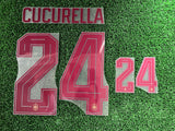 2026 Spain National Team Away Name Set and Number Marc Cucurella World Cup Winners Avery Dennison