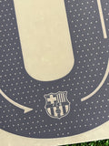 2025-2026 FC Barcelona Third Name Set Number and Patches Fermin Lopez Player Issue Champions League Stahls TextPrint