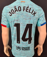 2023-2024 FC Barcelona Third kit Joao Felix Player issue La Liga New with tags Size XL (fitted)