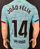 2023-2024 FC Barcelona Third kit Joao Felix Player issue La Liga New with tags Size XL (fitted)