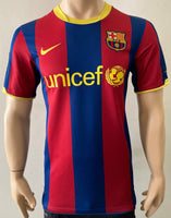 2010-2011 FC Barcelona Home Shirt Pedro Rodríguez LFP Pre Owned Size S