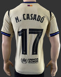 2025-2026 FC Barcelona Away Shirt Marc Casado Player Issue Authentic Champions New