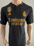 2023-2024 Real Madrid CF Third Shirt Toni Kroos Player Issue Authentic Champions League Pre Owned Size L