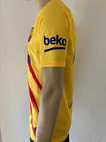 2019-2021 FC Barcelona Fourth Shirt Senyera Messi La Liga BNWT Size M