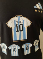 2023 Argentina National Team T-Shirt Messi World Champion BNWT Size L