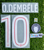 2025-2026 Paris Saint Germain PSG Home Name Set and Number Ousmane Dembélé Champions kit Monblason