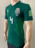 2018 World Cup Mexico National Team Player Issue Home Shirt Márquez Pre Owned Size M