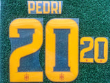 2026-2027 Spain National Team Home Name Set and Number Pedro Gonzalez "Pedri" Avery Dennison