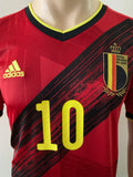 2020-2021 EURO Belgium National Team Home Shirt Eden Hazard Pre Owned Size S