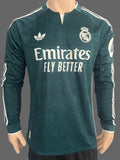 2026-2027 Real Madrid CF Away Shirt Player Issue Authentic Long Sleeve New BNWT Size M