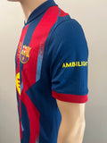 2025-2026 FC Barcelona Home Shirt Roony Bardghji Player Issue Authentic Supercopa New BNWT Multiple Sizes