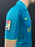 2007-2008 FC Barcelona Away Shirt Eto’o Camp Nou 50th Anniversary with Sipesa Number from the Era Pre-Owned Size S