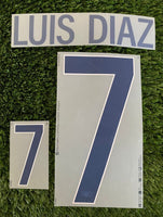 2024 Colombia National Team Luis Díaz Name Set and Number Centenary Edition Dekographics
