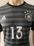 2016 Germany Adidas AdiZero Euro Away Shirt MULLER 13 Kitroom Player Issue Size 8 (Large)