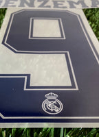 2019-2020 Benzema Third Name Set And Number Real Madrid Player Issue Champions League And Super Cup