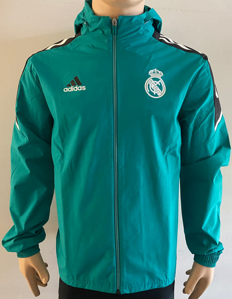 2021-2022 Real Madrid Waterproof Jacket Pre Owned Size Size S