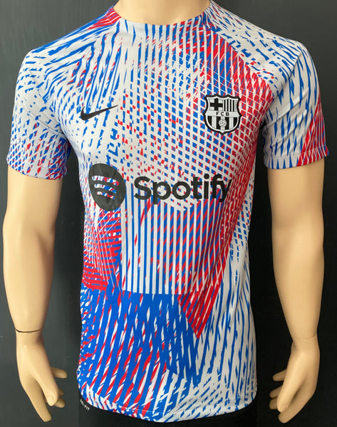 2022-2023 Nike FC Barcelona Pre-Match Shirt Champions League Dri-Fit BNWT