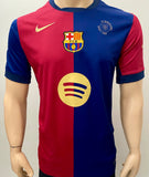 2024-2025 FC Barcelona Home Shirt Lamine Yamal La Liga Size M 125 Anniversary Patch New BNWT Size M