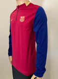 2023-2024 FC Barcelona Training Top Player Issue Kitroom Storm Zipper Mint Multiple Sizes