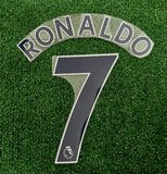 2022-2023 Manchester United Third Name Set and Number Cristiano Ronaldo EPL Premier League Avery Dennison