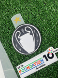 2025-2026 Paris Saint Germain Home Name Set and Number and Patches Victor Machado “Vitinha” Monblason and Sporting ID