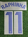 2024-2025 FC Barcelona Third kit Name Set and Number Raphael Dias "Raphinha" La Liga Player Issue TextPrint