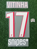 2026-2027 Paris Saint Germain PSG Home Name Set and Number Vítor Machado “Vitinha” ePlayer Issue And 2 Stars Ligue 1 Monblason
