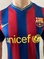 2009-2010 FC Barcelona Home Shirt La Liga Jonathan Dos Santos Kitroom Player Issue Pre Owned Size M